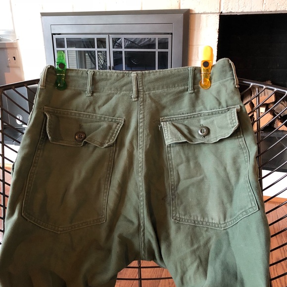 RARE vintage 1970s military trousers (fits 2-8) - Picture 6 of 8